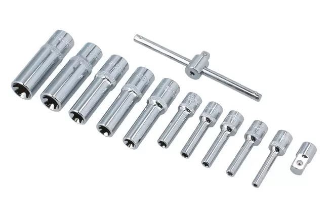 Laser - 8867 - Deep E-Socket Set 1/4" & 3/8"D 12pc