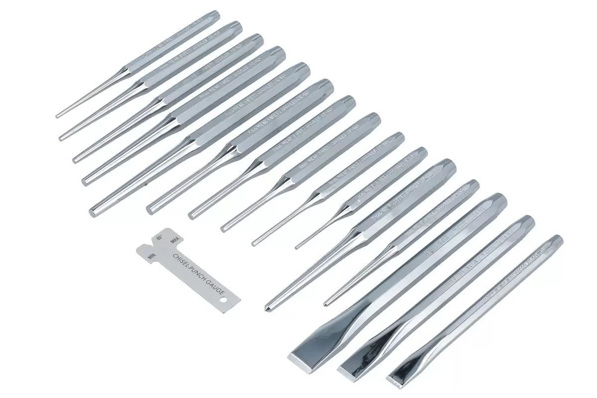 Laser - 8869 - Punch & Chisel Set 16pc