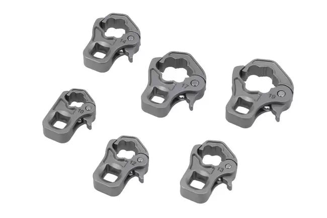 Laser - 8874 - Ratchet Flare Nut Wrench Set 3/8"D 10mm - 19mm