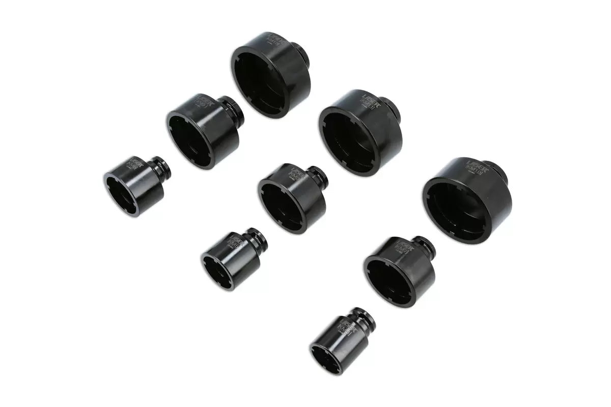 Laser - 8913 - Internal KM Lock Nut Socket Set - 9pc