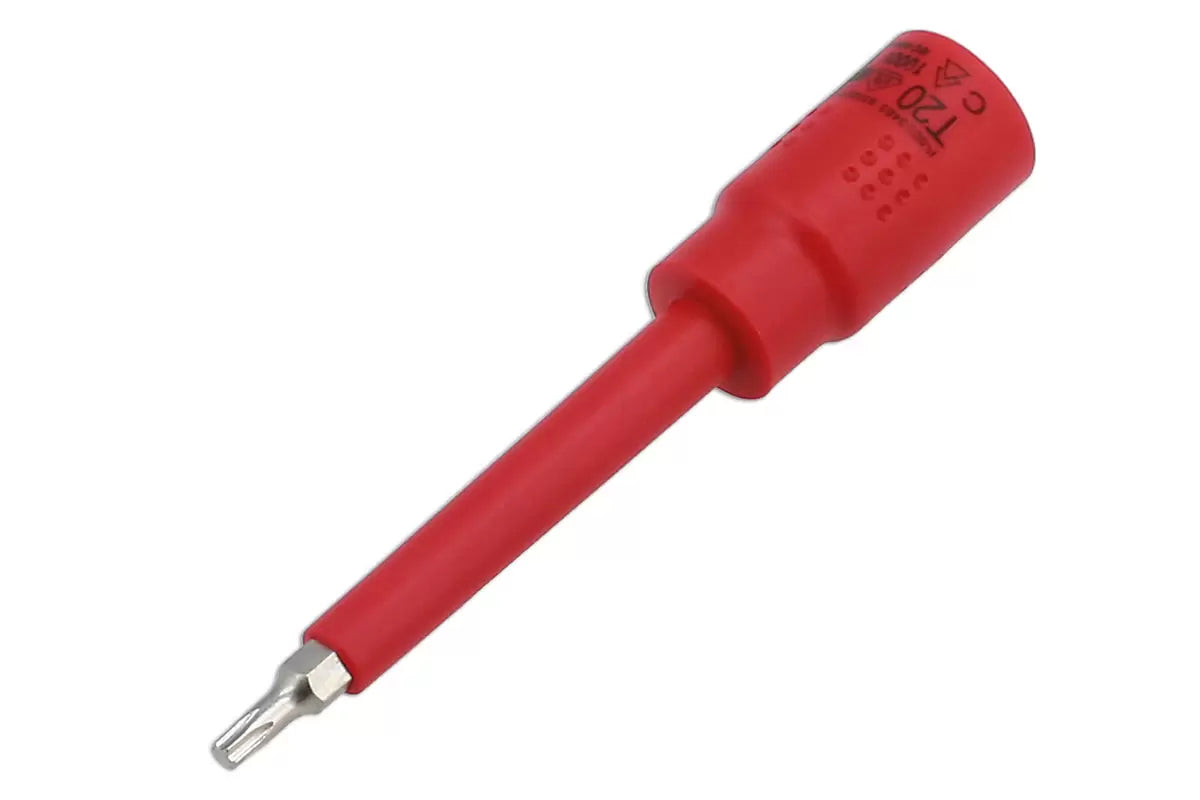 Laser - 8918 - Insulated Extra Long Star Bit Socket 3/8"D T20