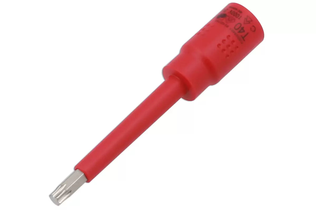 Laser - 8922 - Insulated Extra Long Star Bit Socket 3/8"D T40