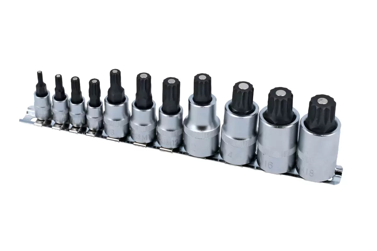 Laser - 8923 - Magnetic Spline Bit Set 11pc