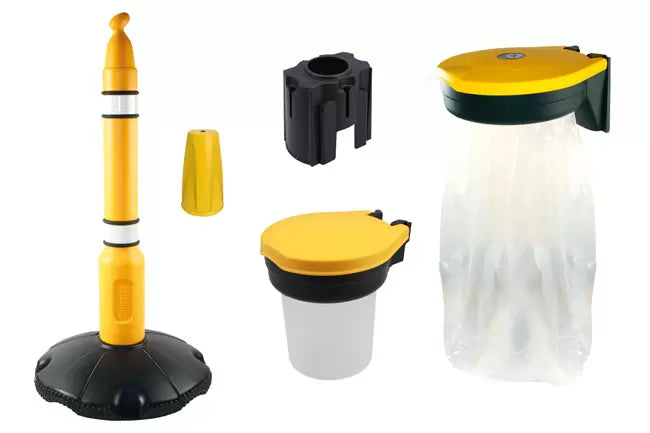 Laser - 8937 - Skipper Waste Management Station - Single Post (no barrier)