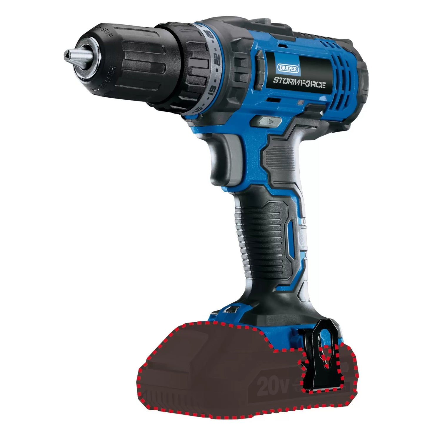 Draper Tools - 89524 - Draper Storm Force® 20V Drill Driver (Sold Bare)