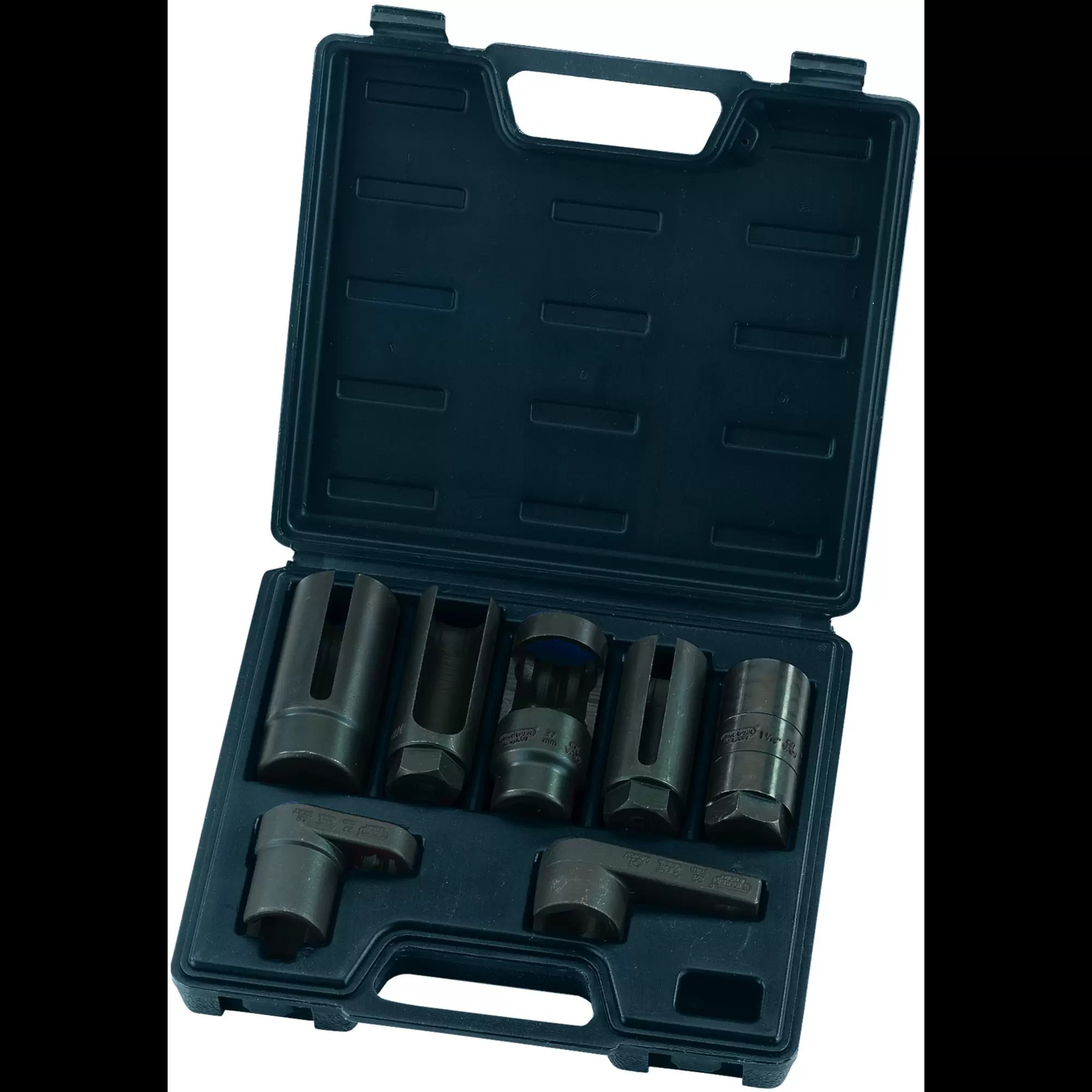 Draper Tools - 89765 - Draper Expert Lambda/Oxygen Sensor Socket Set, 3/8", 1/2" Sq. Dr. (7 Piece)