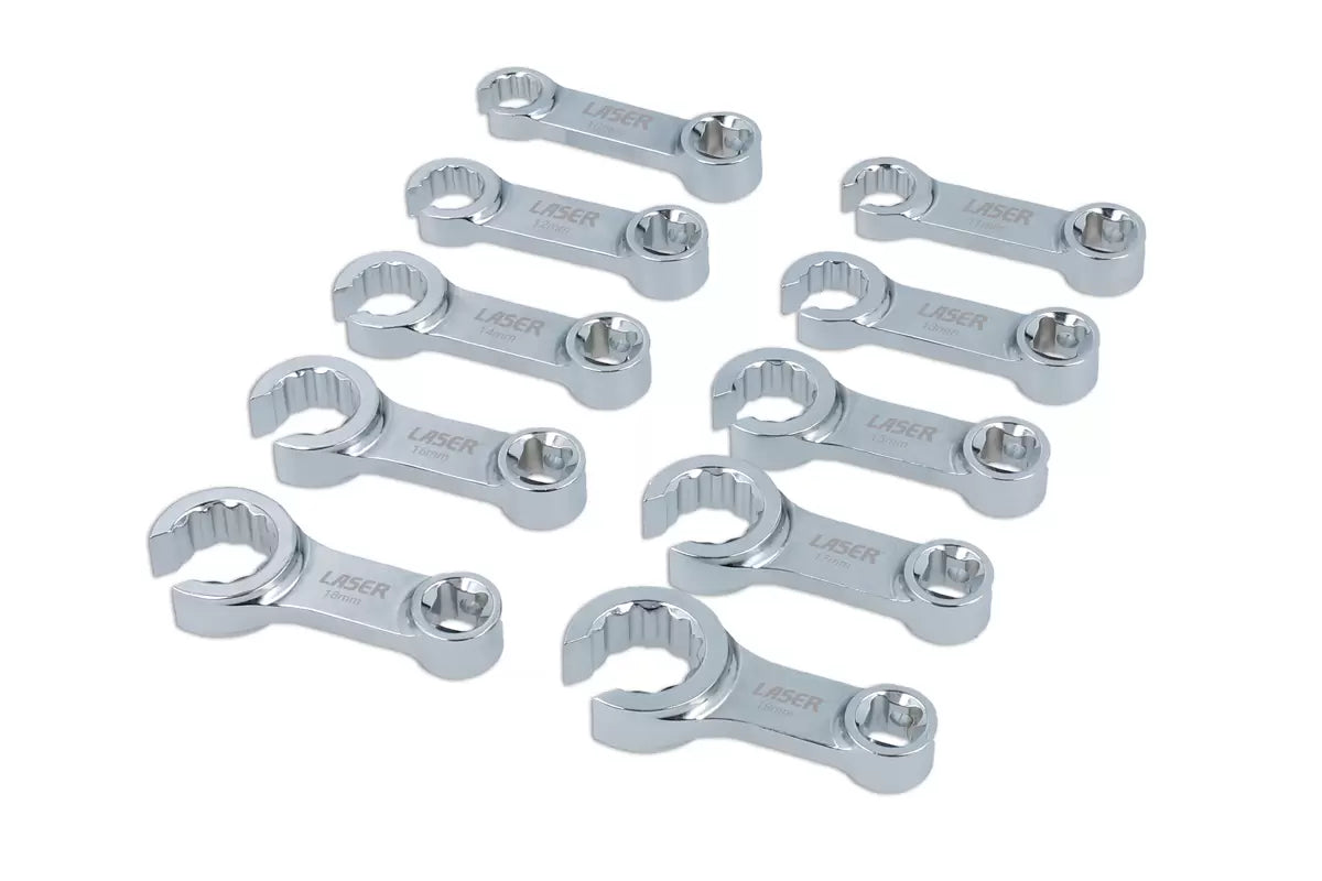 Laser - 8977 - Flare Nut Torque Adaptor Set 3/8"D 10pc