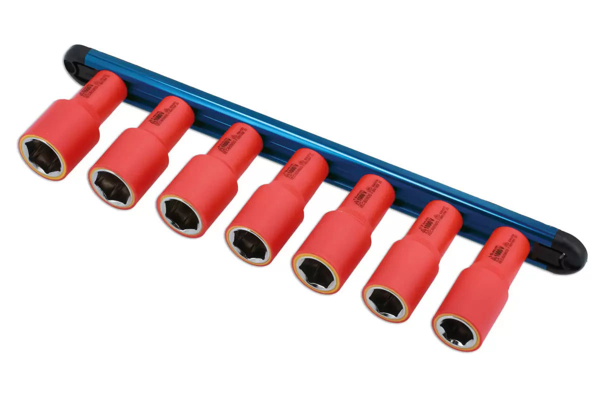 Laser - 8989 - VDE Insulated Socket Set 16-22mm 3/8"D 7pc