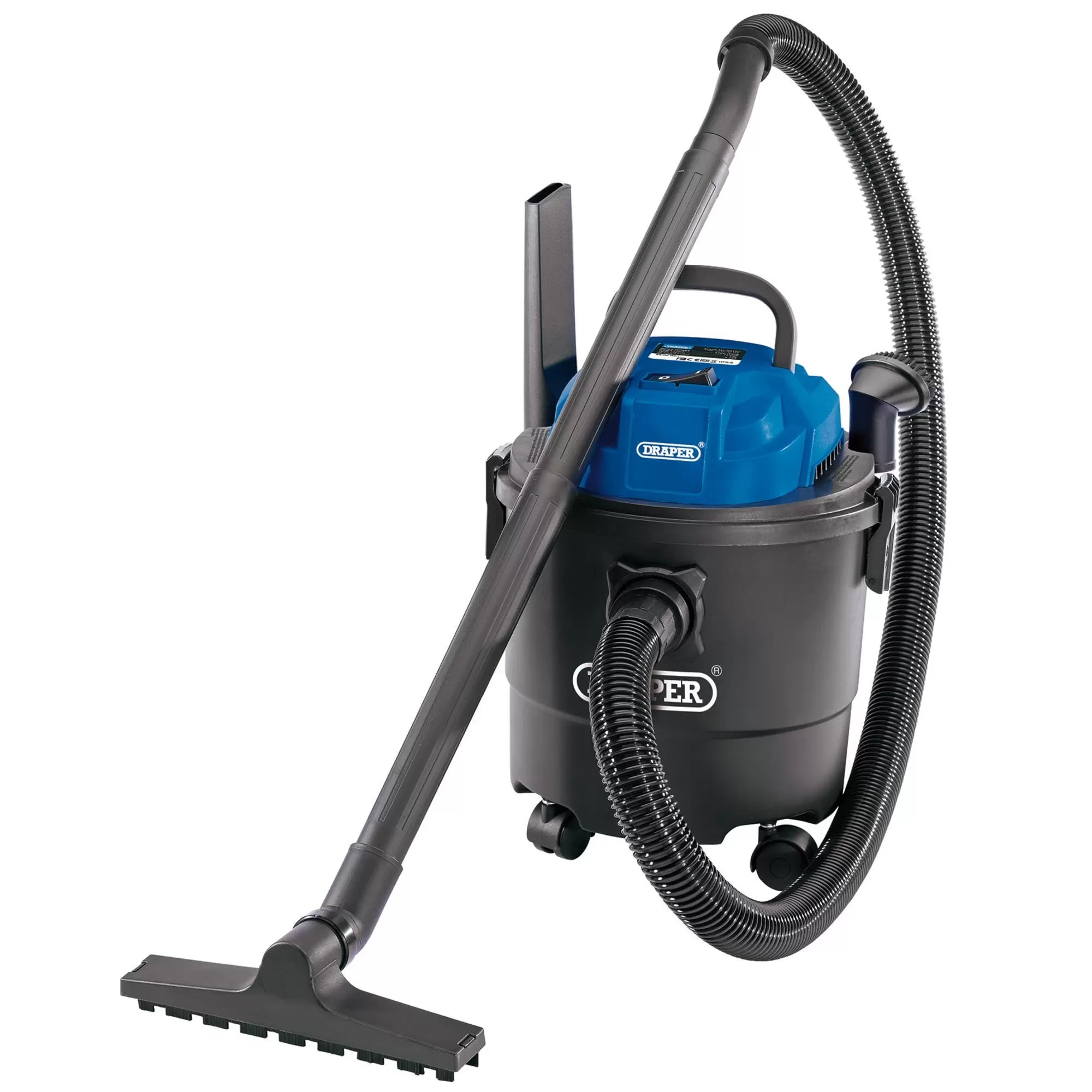 Draper Tools - 90107 - 230V Wet & Dry Vacuum Cleaner, 15L, 1250W