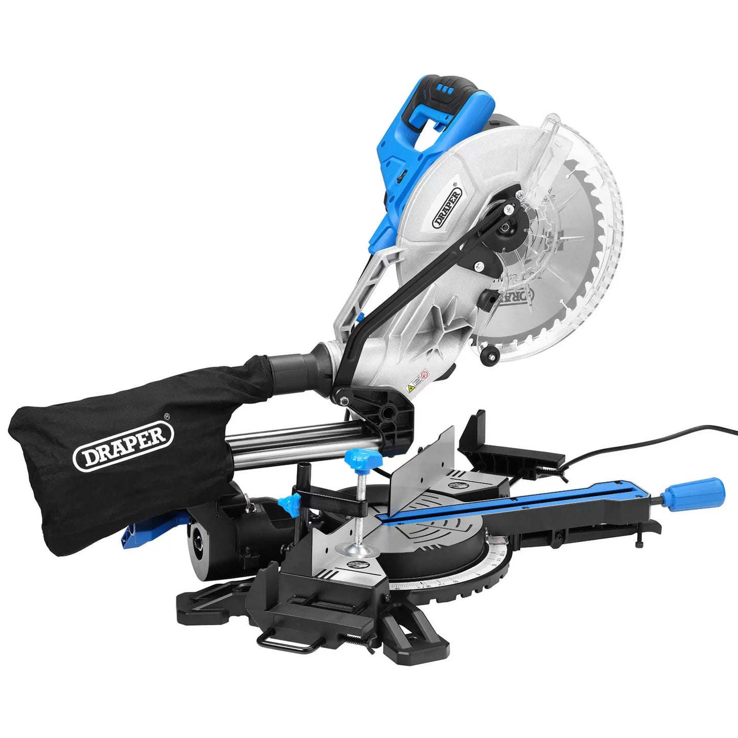 Draper Tools - 90170 - 230V Sliding Compound Mitre Saw, 255mm, 1800W