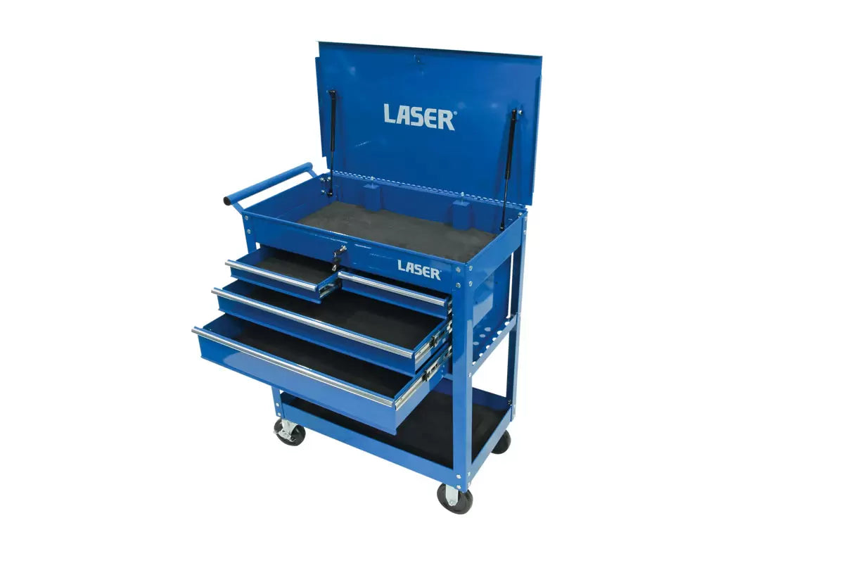 Laser - 9026 - Workshop Tool Trolley - 4 Drawer