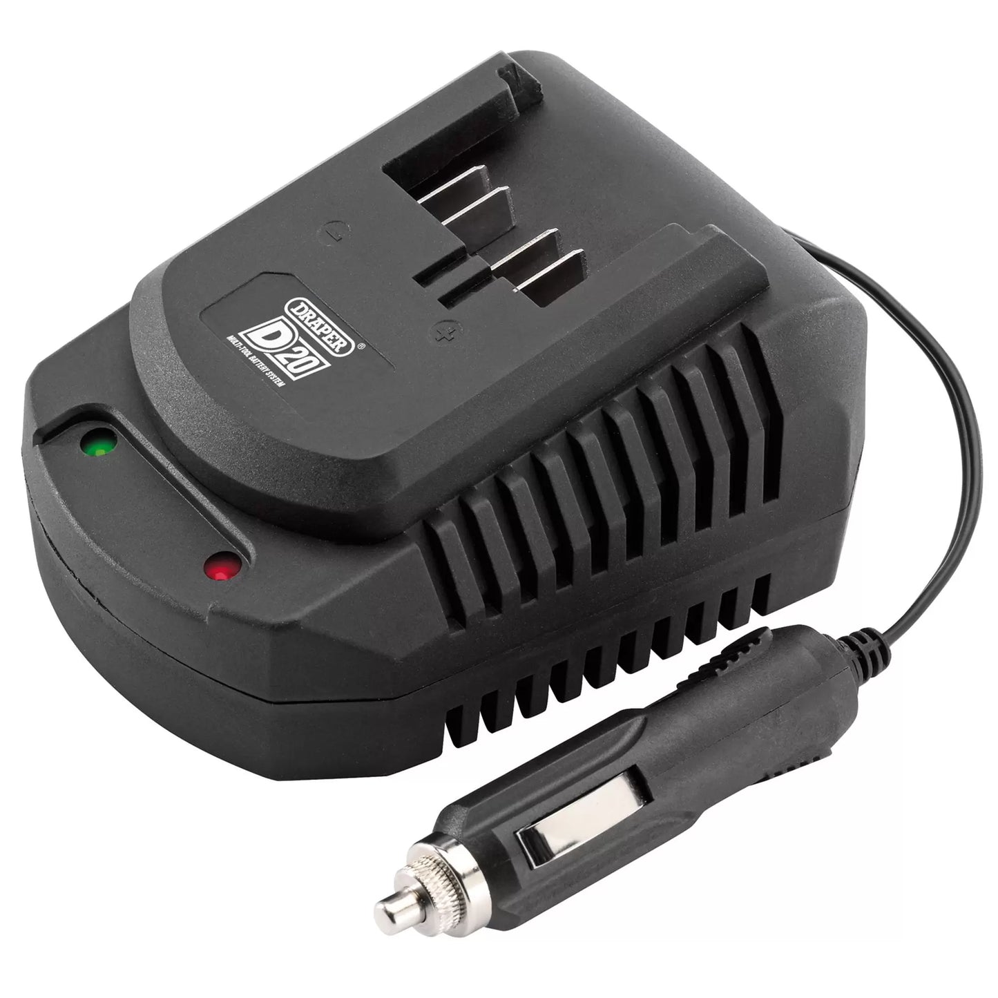 Draper Tools - 90498 - D20 12V Li-ion In Car Battery Charger