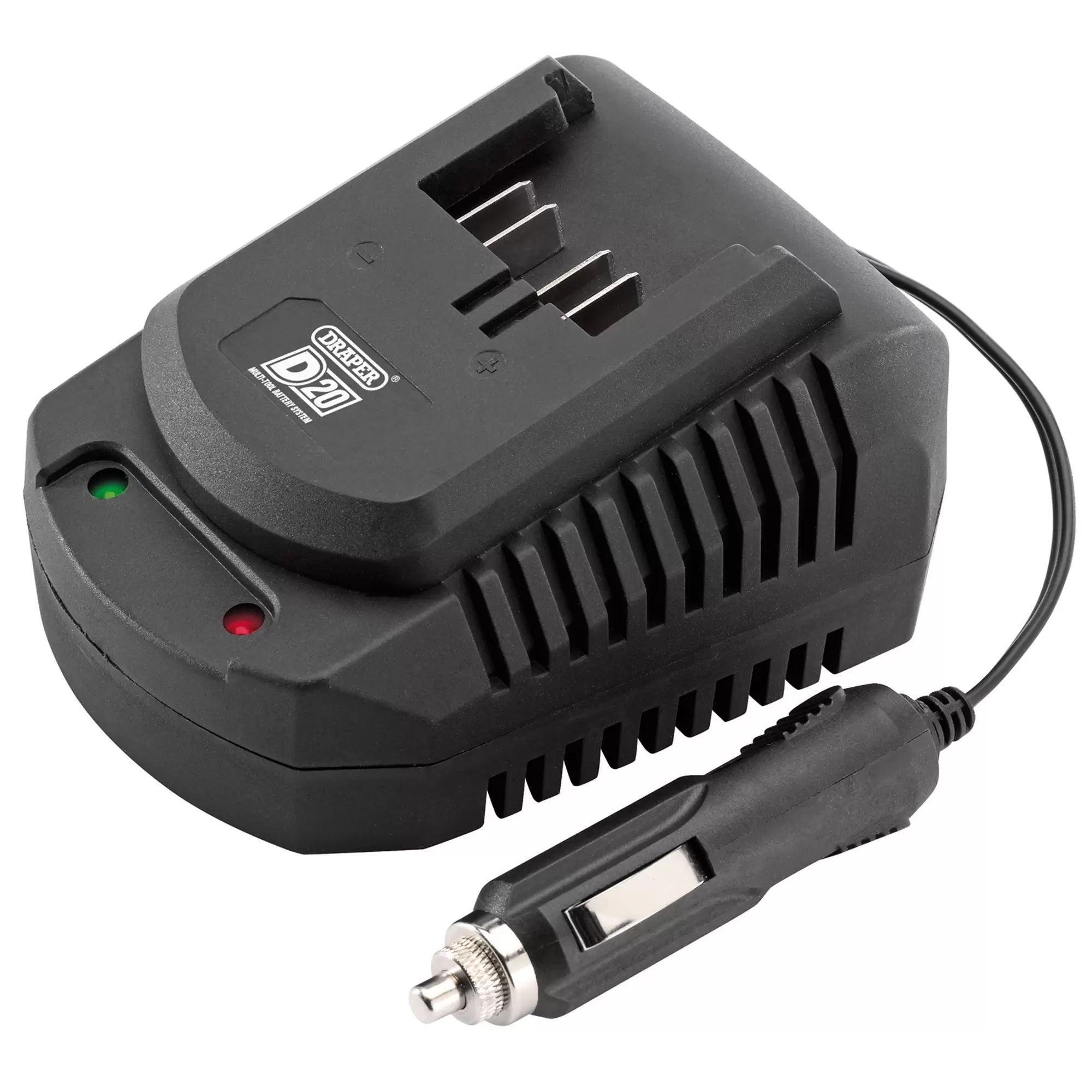 Draper Tools - 90498 - D20 12V Li-ion In Car Battery Charger
