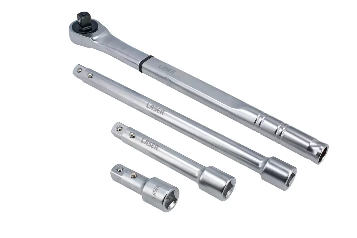 Laser - 9054 - Ratchet Handle 120 Teeth 3/4"D - Extra Long Leverage