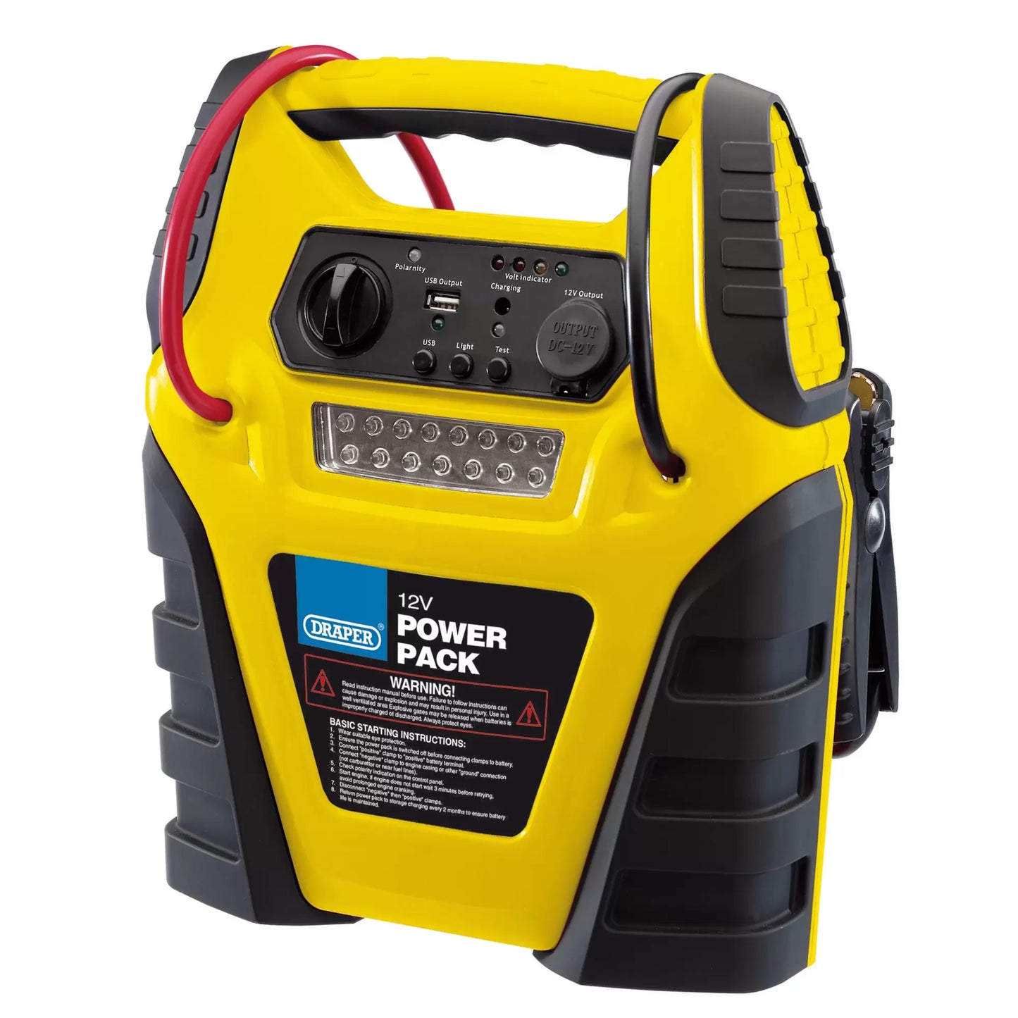 Draper Jump Starter with Air Compressor