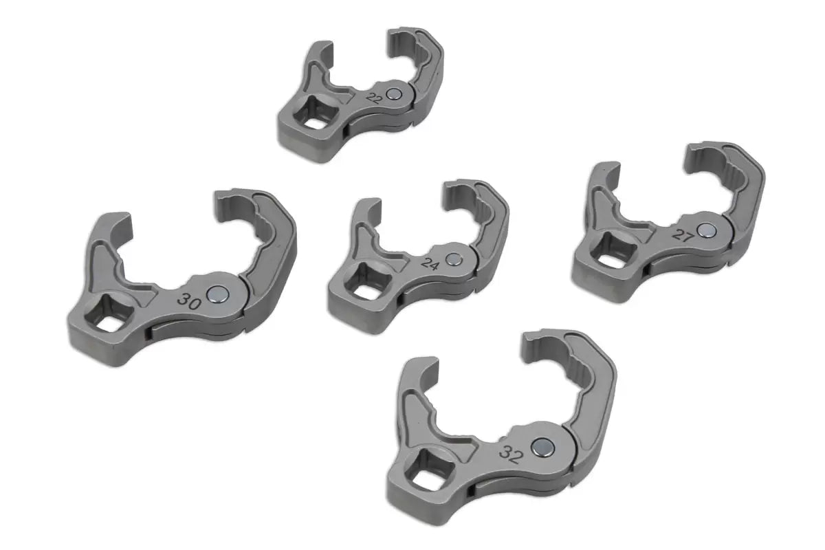 Laser - 9076 - Ratchet Flare Nut Wrench Set 1/2"D 22mm - 32mm