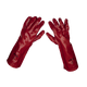 Worksafe® PVC Gauntlets 450mm, Red - Pack of 12 Pairs [9114/12]