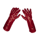 Worksafe® PVC Gauntlets 450mm, Red - Pair [9114]