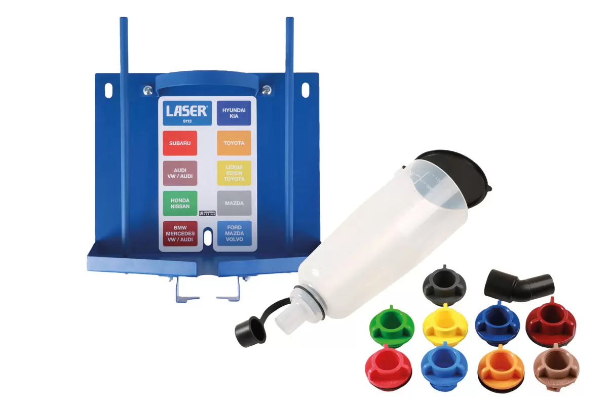 Laser - 9120 - Oil Funnel Kit with Drain Storage Station