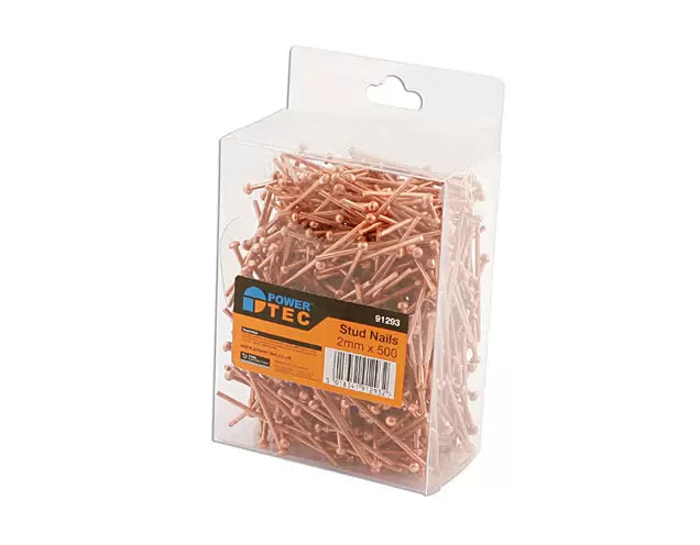 Power-TEC - 91293 - Stud Nails 2.0mm 500pc
