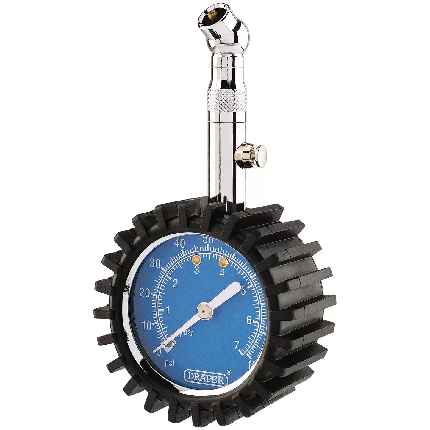 Draper Tools - 91347 - Tyre Pressure Gauge, 0 - 100psi, 0 - 7bar