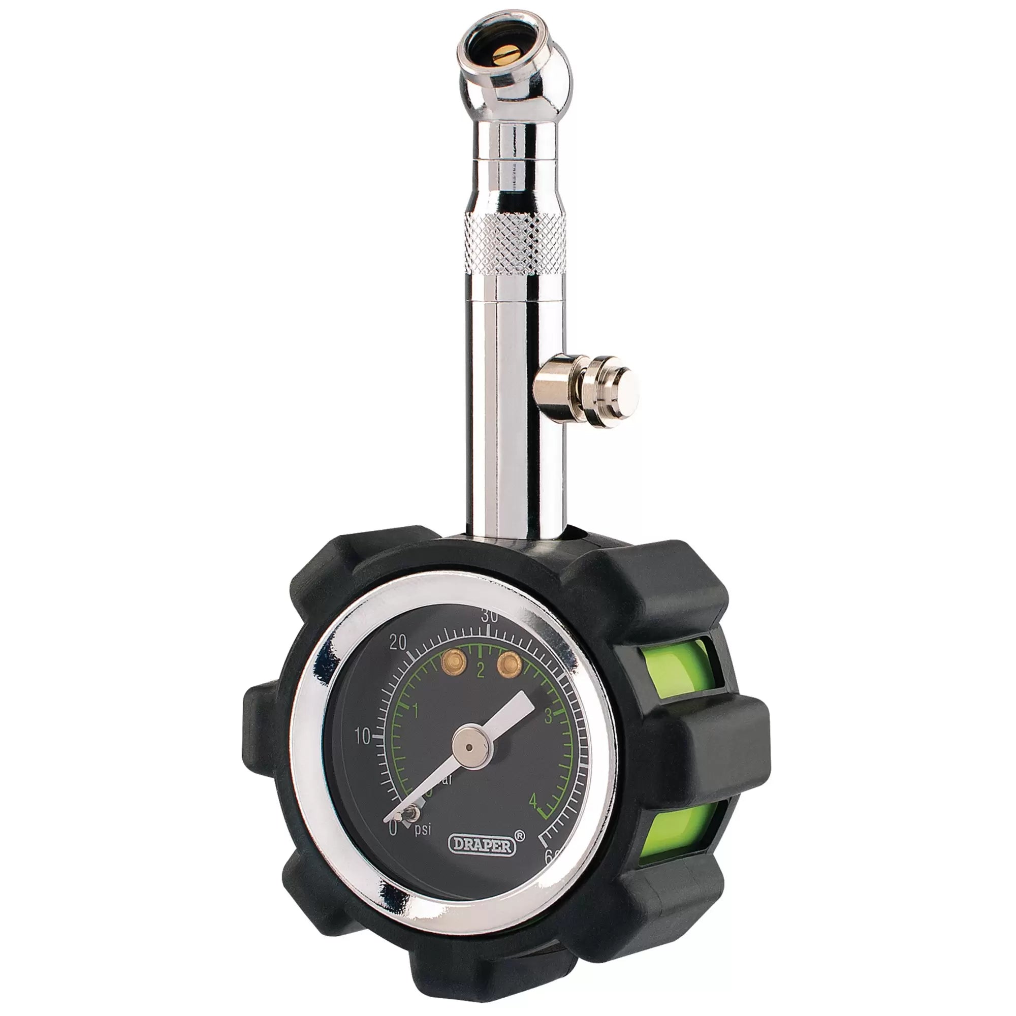 Draper Tools - 91365 - Tyre Pressure Gauge TPGP, 0 - 60psi, 0 - 4 bar