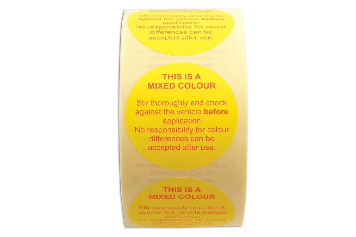 Power-TEC - 91413 - Colour Disclaimer Labels 1,000pcs