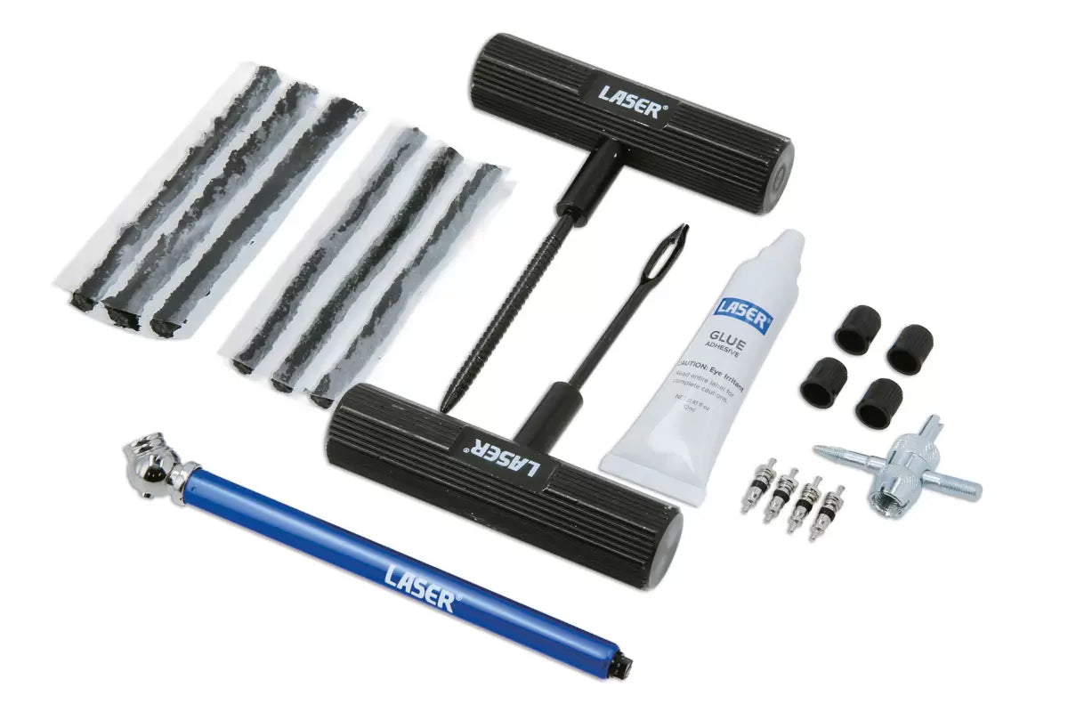 Laser - 9146 - Emergency Tyre Repair Kit - 18pc