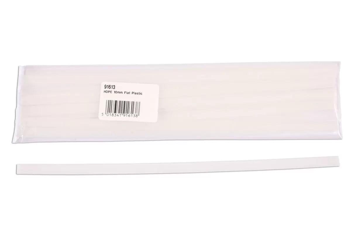 Power-TEC - 91613 - HDPE Flat Plastic Strips 10mm 15pc