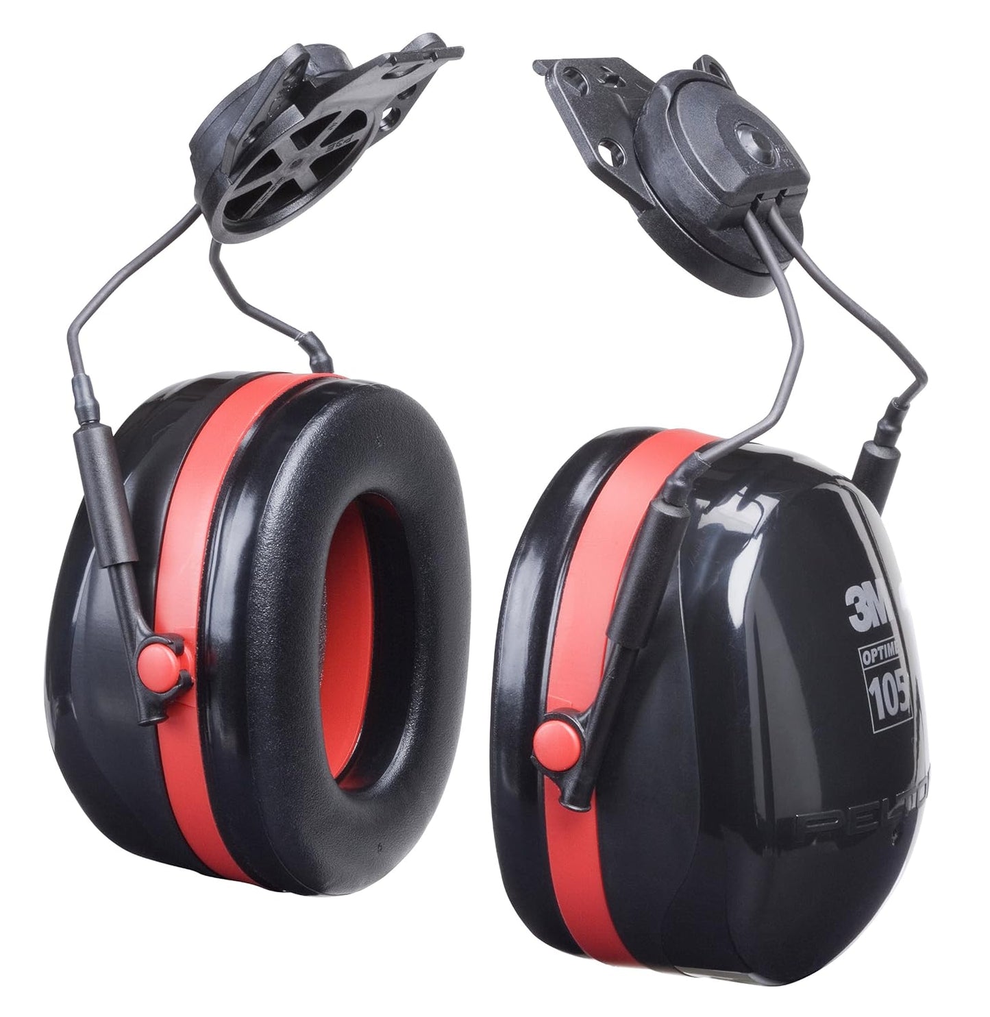 Peltor Optime 105 Earmuffs – Hard Hat Attached (Model H10P3E)