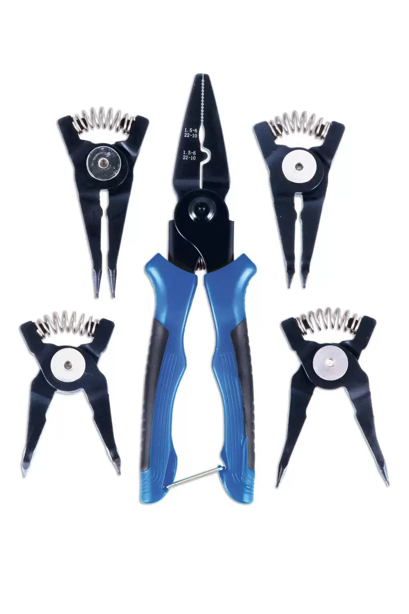 Laser - 9199 - Interchangeable Circlip Plier & Crimper Set 5-in-1