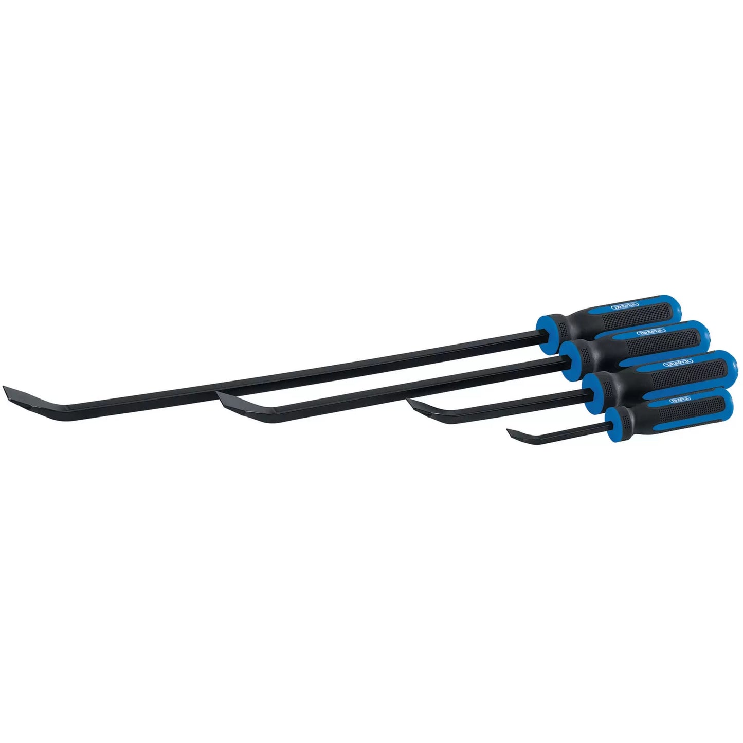 Draper Tools - 92034 - 'Pound Thru' Soft Grip Pry Bar Set (4 Piece)