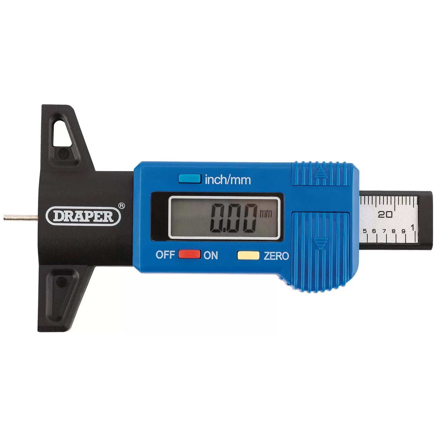 Draper Tools - 92224 - Digital Tyre Tread Depth Gauge