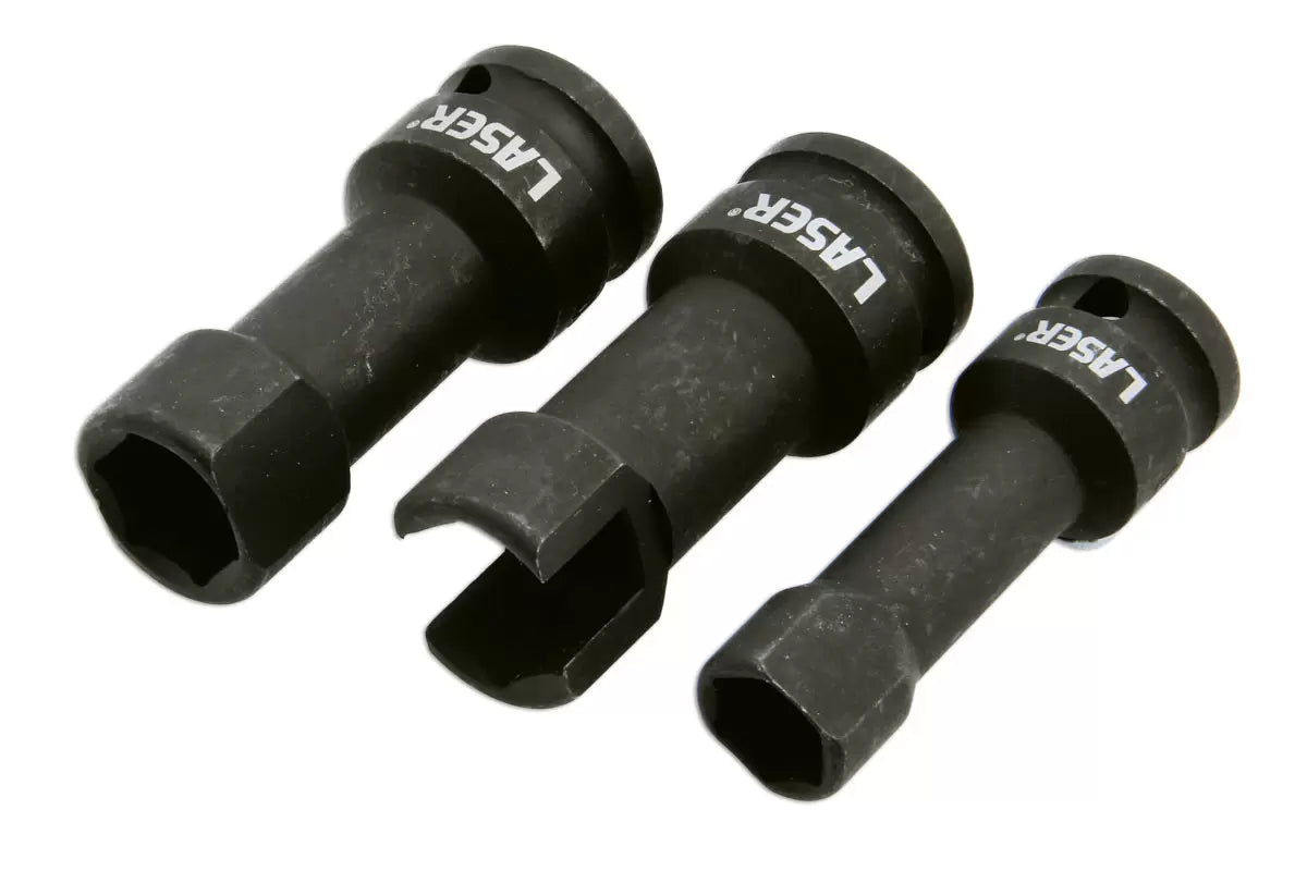 Laser - 9268 - Deep Sockets for Strut Channel 1/2"D 3pc