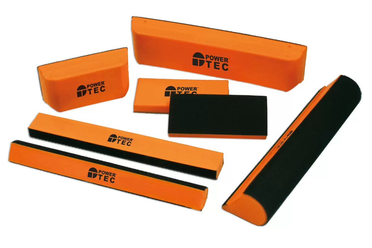 Power-TEC - 92711 - Sanding Block Set - Multi-Angle 7pc
