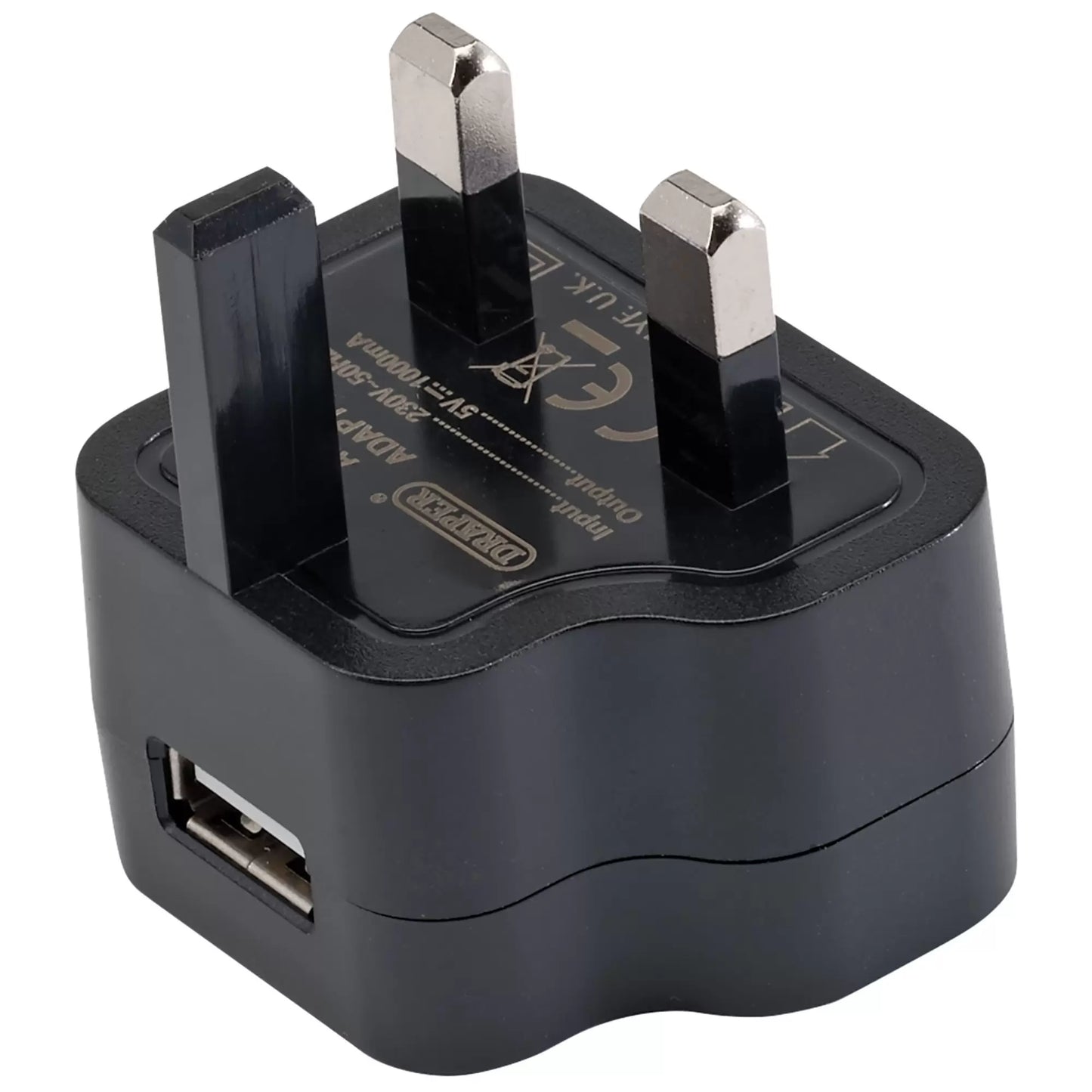 Draper Tools - 93038 - 230V USB Charger, 1 Amp