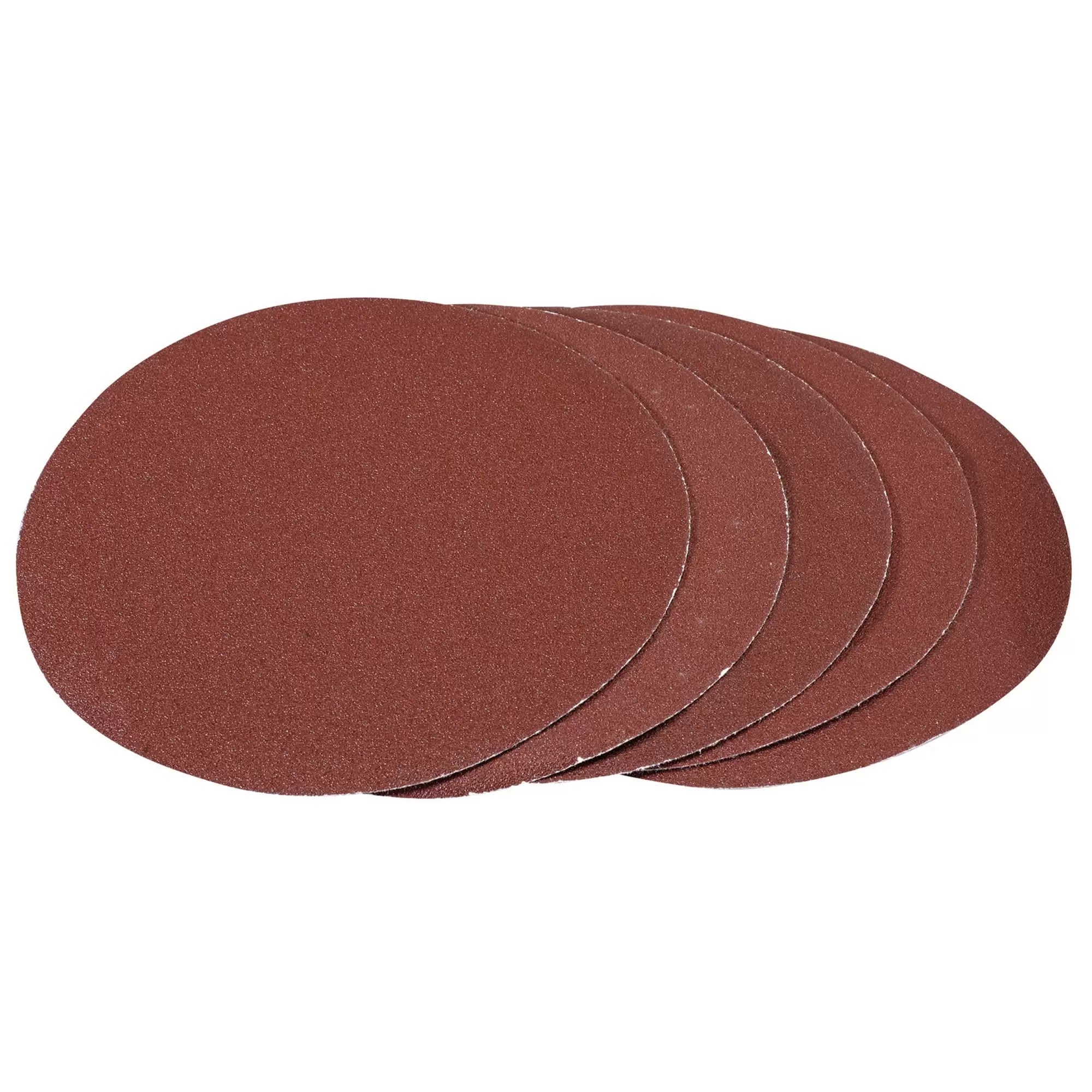 Draper Tools - 93422 - Hook and Loop Aluminium Oxide Sanding Discs, 180mm, 80 Grit (Pack of 5)