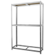 2-Level Tyre Rack with Shelf 150kg Capacity Per Level