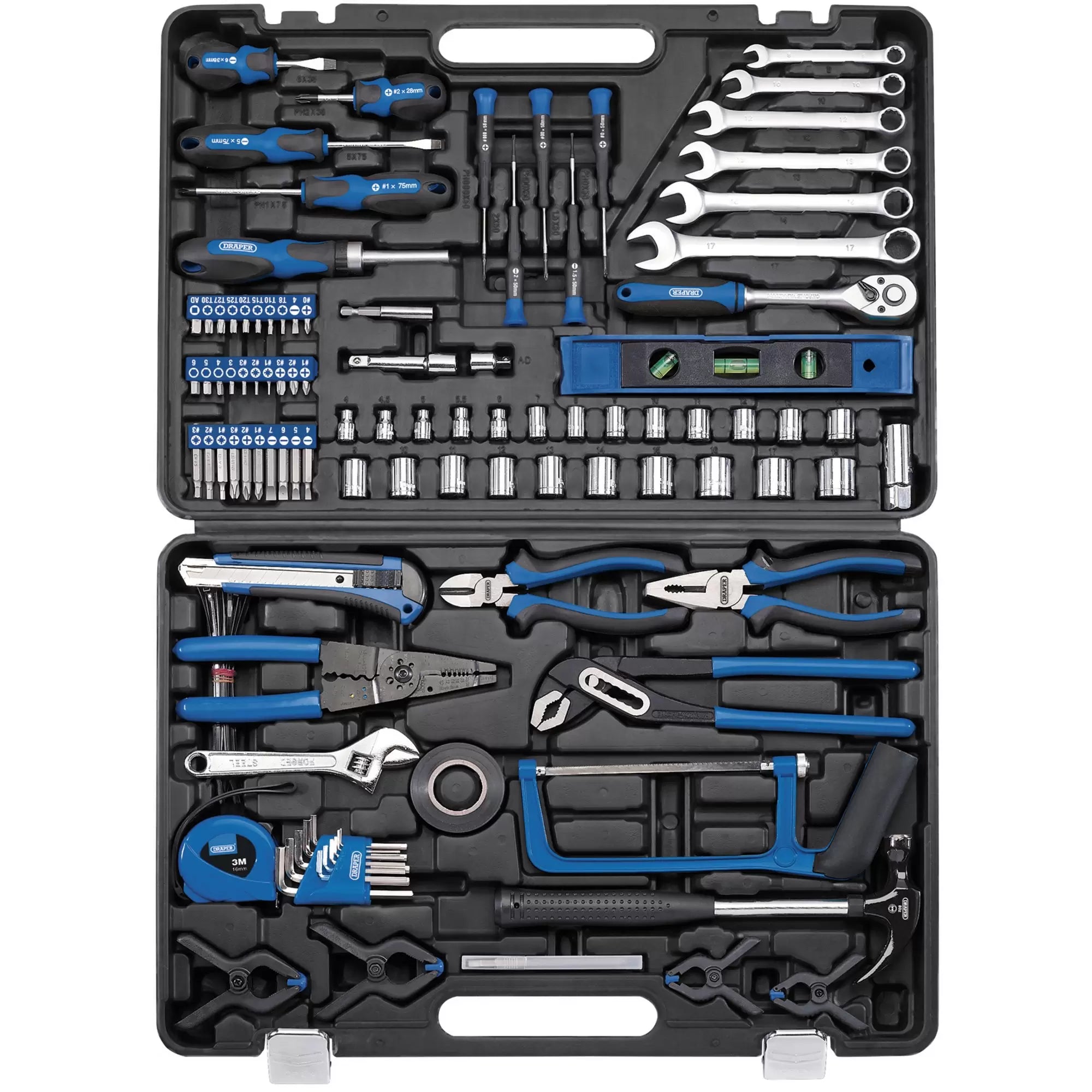 Draper Tools - 94988 - Automotive/General Purpose Hand Tool Kit (138 Piece)