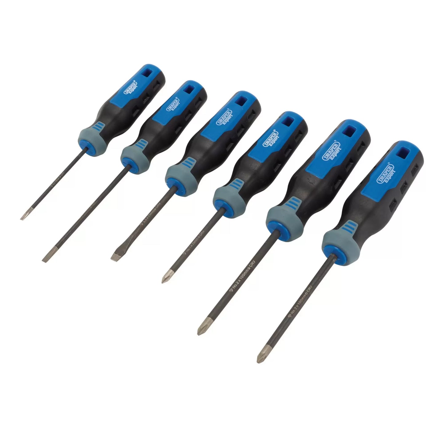 Draper Tools - 95162 - Draper Expert Diamond Tipped Screwdriver Set (6 Piece)