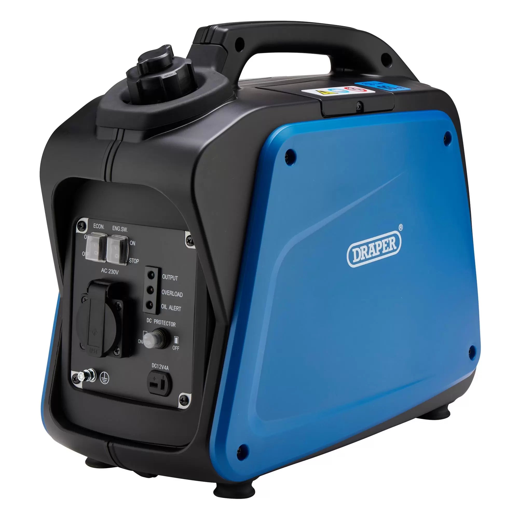 Draper Tools - 95196 - Petrol Inverter Generator, 1000W