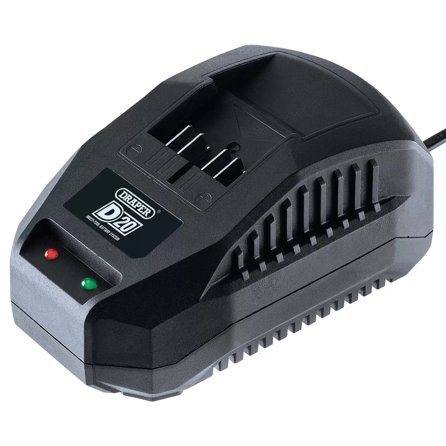 Draper Tools - 97914 - D20 20V Li-ion Battery Charger, 2.4A