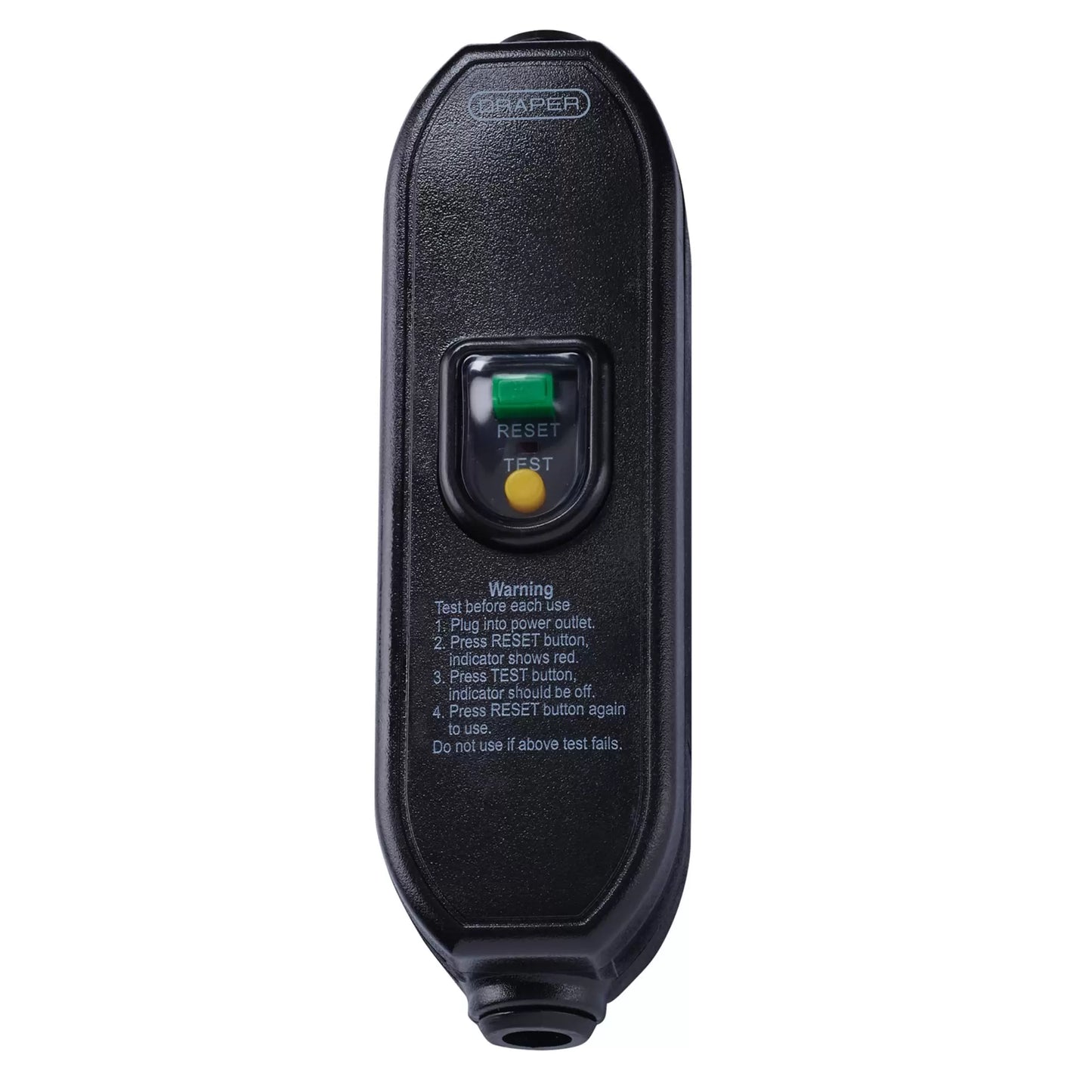 Draper Tools - 98440 - 230V In-line RCD Adaptor, 16A