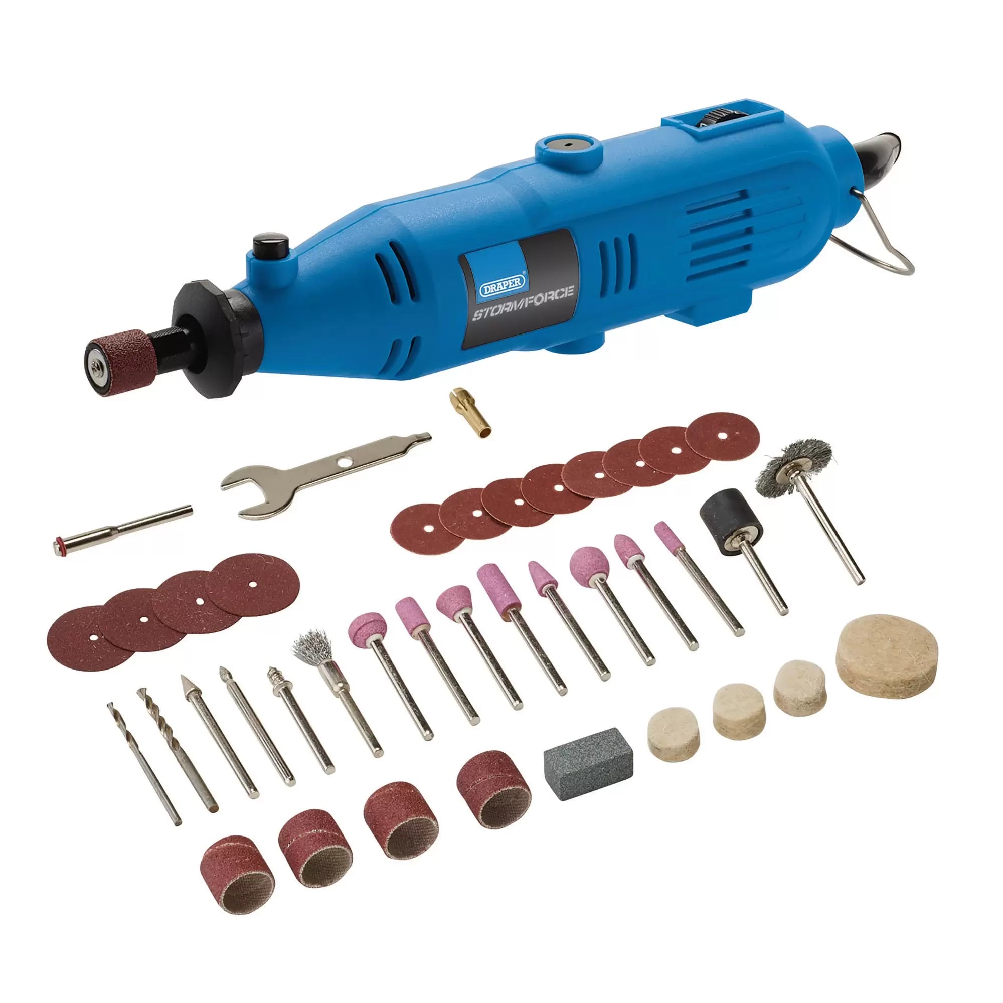 Draper Tools - 98521 - Draper Storm Force® 230V Rotary Multi-Tool Kit, 135W (40 Piece)