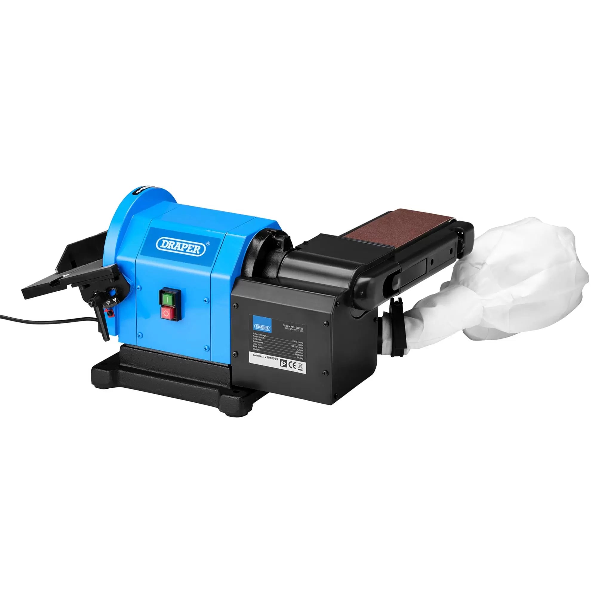 Draper Tools - 98525 - 230V Disc Sander, 500W, 200mm