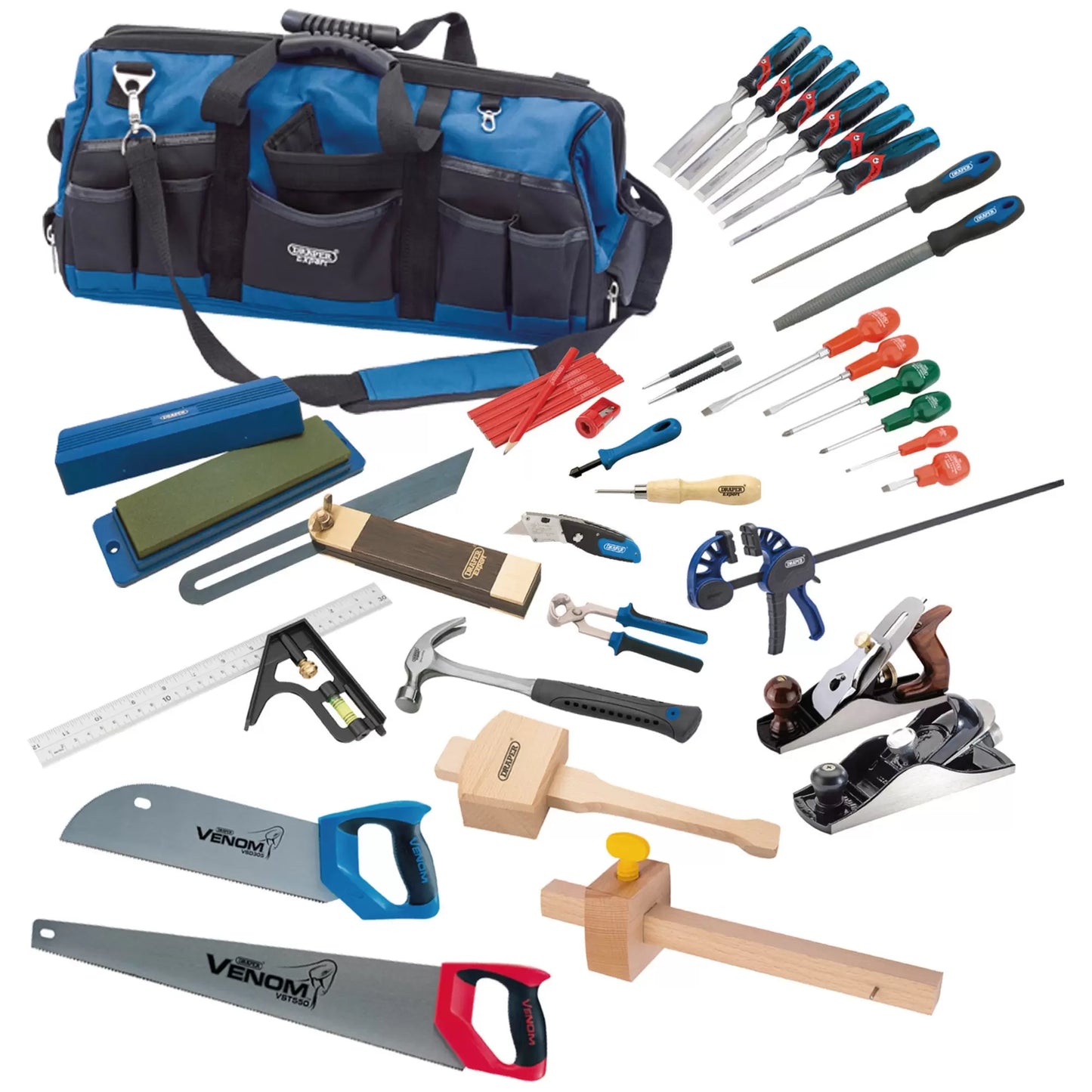 Draper Tools - 99242 - Carpenter/Joiner Hand Tool Kit