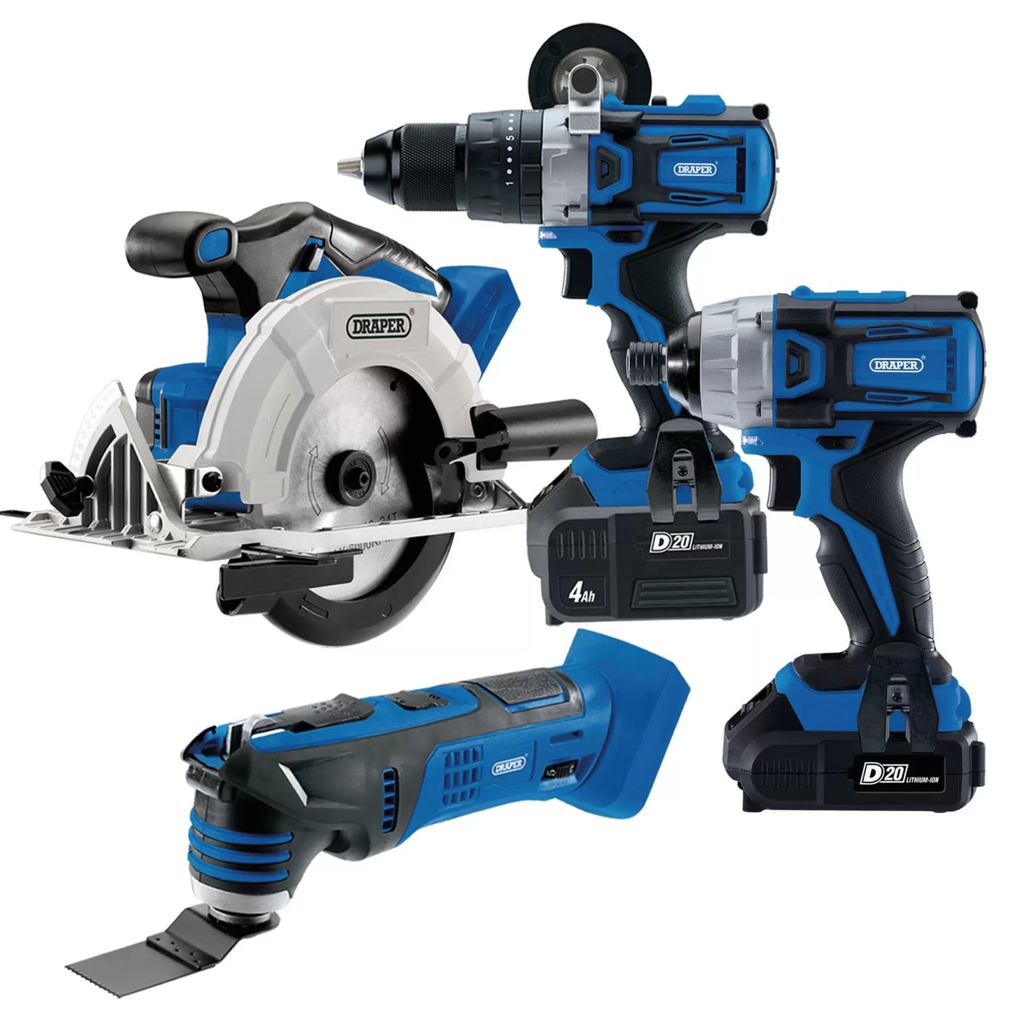 Draper Tools - 99243 - D20 20V Carpenter/Joiner Cordless Tool Kit