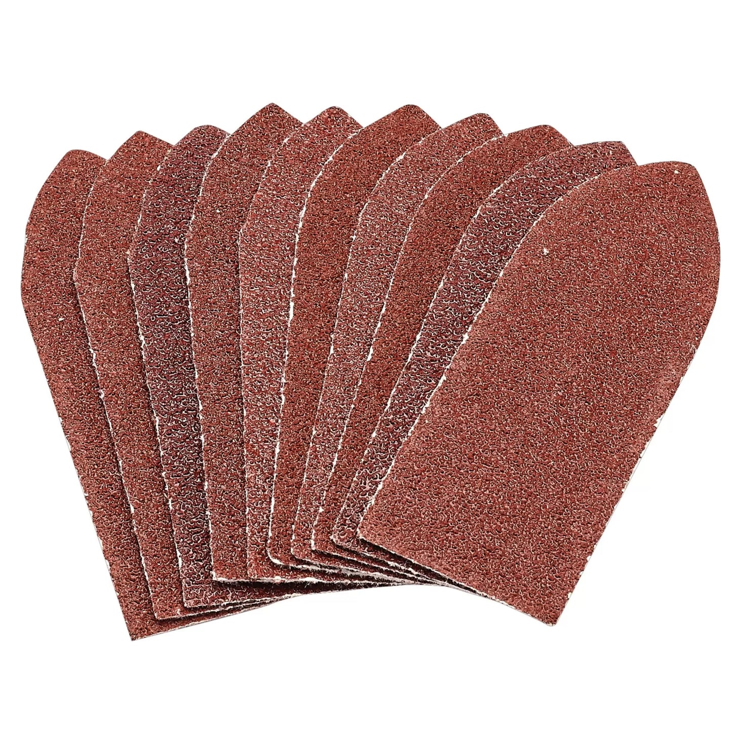 Draper Tools - 99260 - Hook and Loop Aluminium Oxide Sanding Sheets, 32 x 92mm, 60 Grit (Pack of 10)