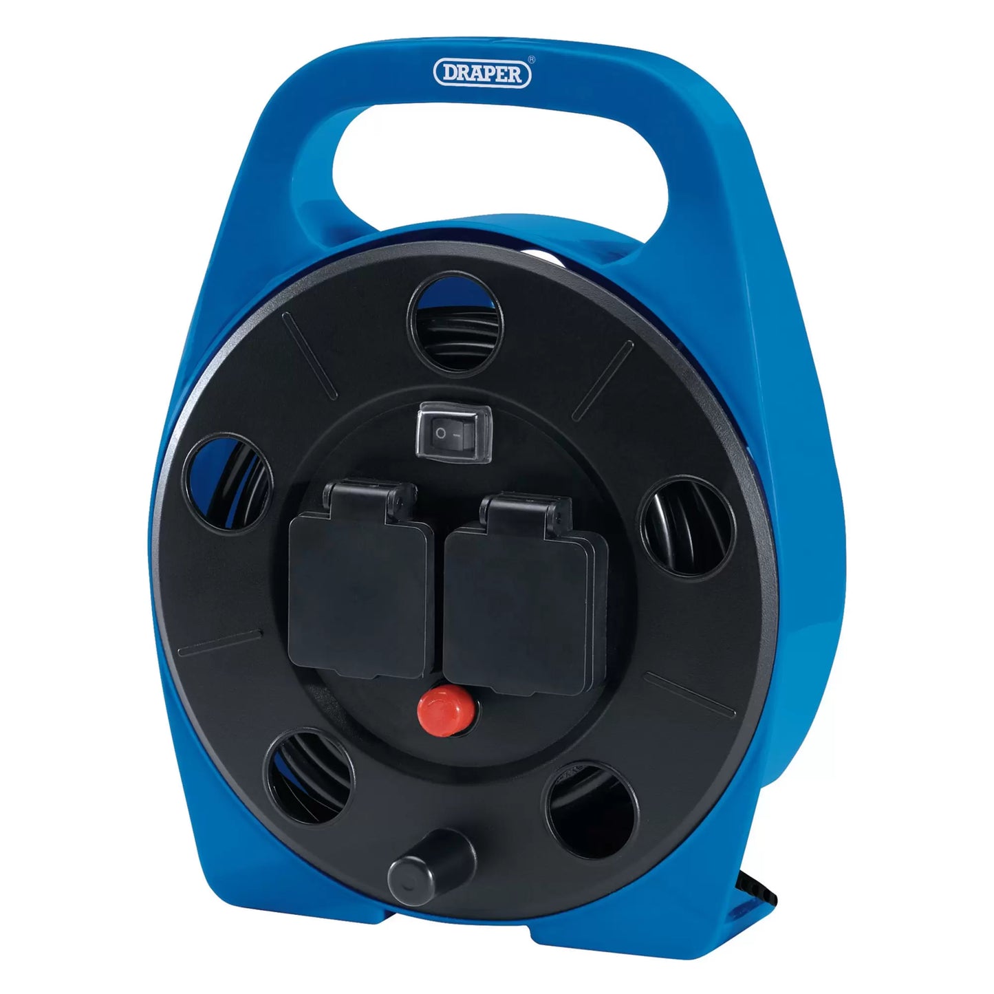 Draper Tools - 99294 - 230V 2-Way Cable Reel with LED Work Light, 10m