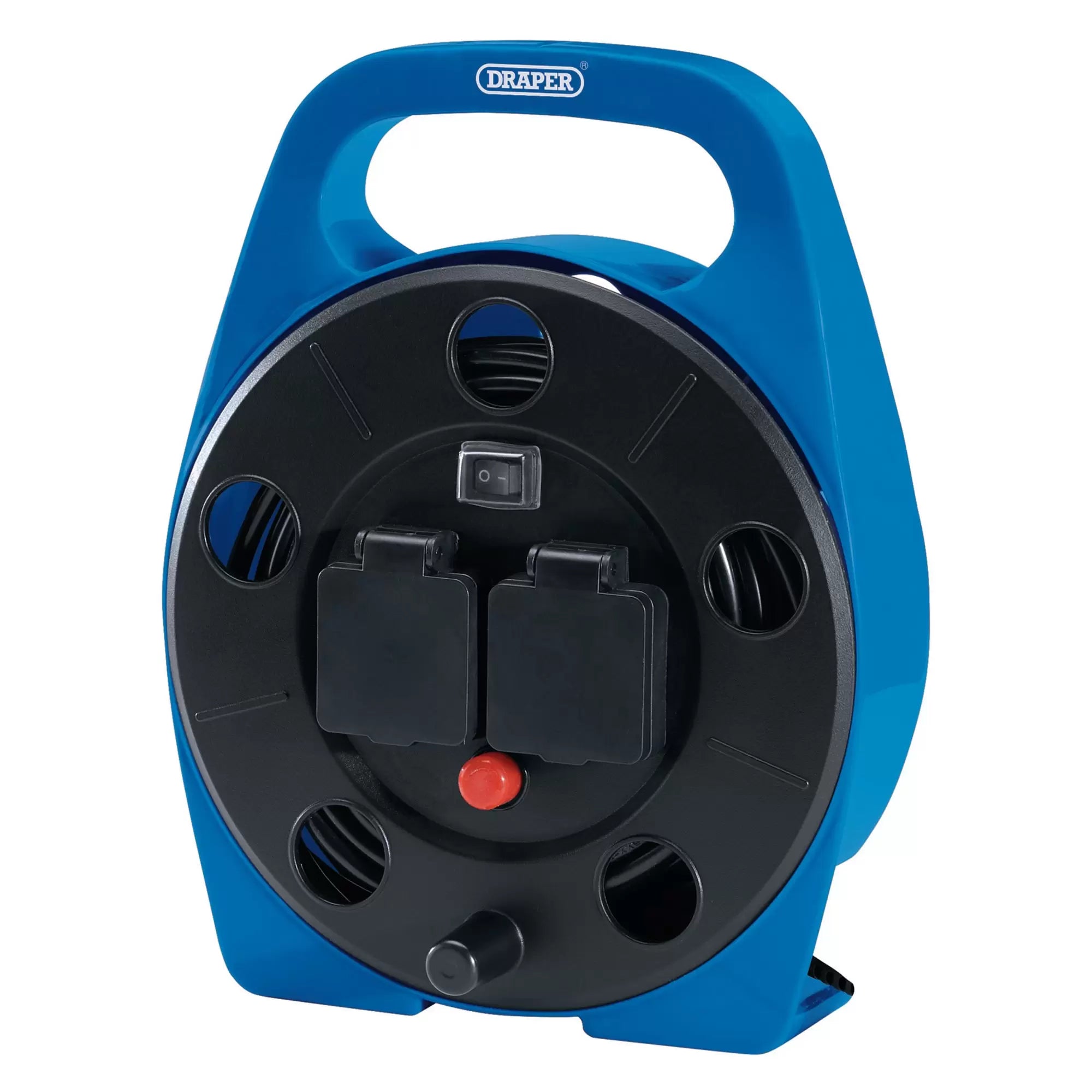 Draper Tools - 99294 - 230V 2-Way Cable Reel with LED Work Light, 10m